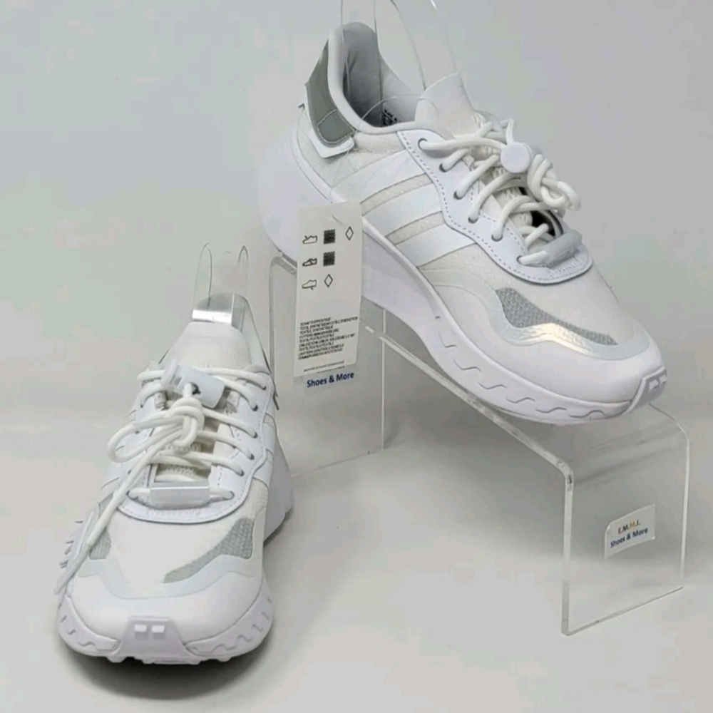 Adidas Originals Women’s CHOIGO White Grey Running Sneakers FY6499 Size 4.5 New